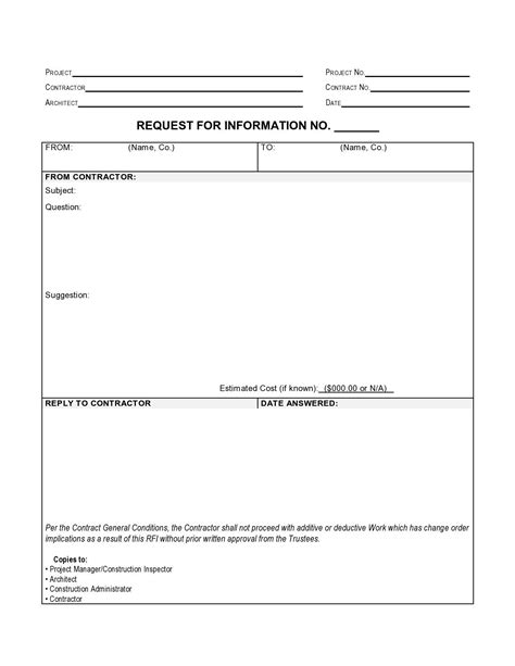 Information Request .